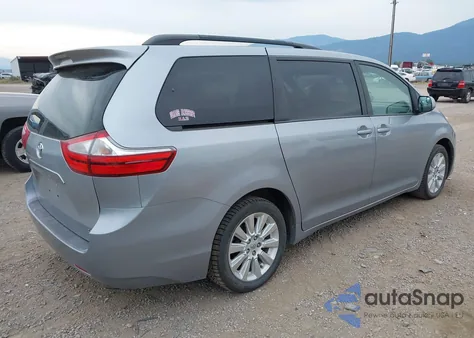2015 Toyota Sienna Le 7 Passenger z USA, uszkodzony, nr VIN 5TDJK3DC7FS110702